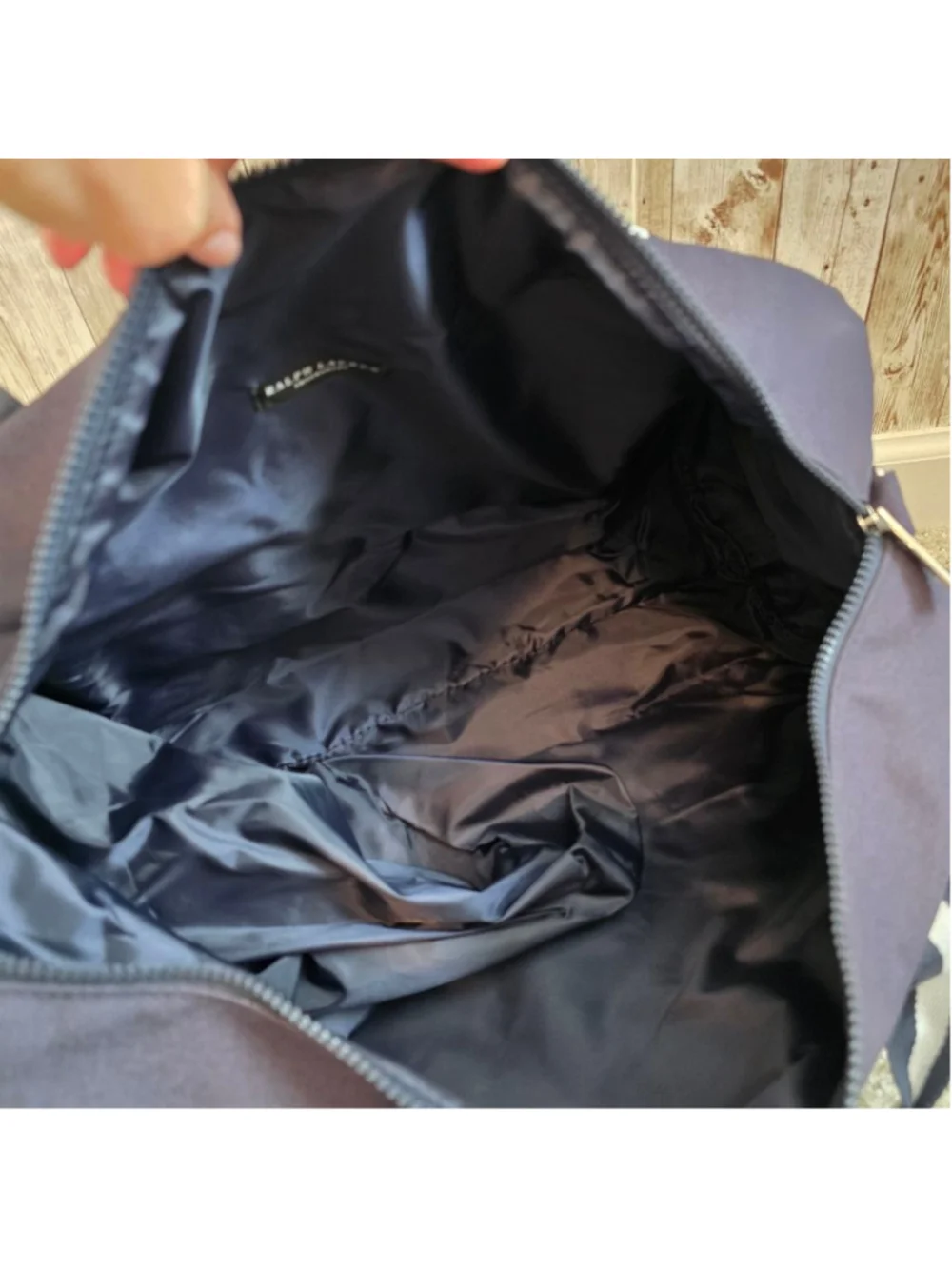 Ralph Lauren Duffle Bag Navy Blue Medium NWOT